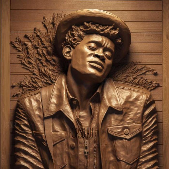 Bruno Mars 3 stl model for CNC